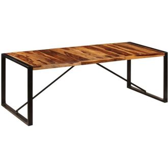 vidaXL Mesa De Comedor 220x100x75 Cm Madera Maciza De Acacia Vidaxl