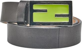 Fendi Pre-owned Leather belts - Heren - Vintage Accessoires - Zwart - ONE Size - Vintage