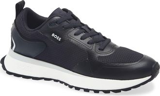 BOSS Jonah Running Shoe in Dark Blue at Nordstrom Rack, Size 12Us / 11Uk