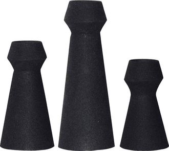 RENWIL Granfeld Set of 3 Iron Vases in Black at Nordstrom