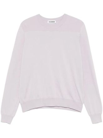 Jil Sander cotton sweater - women - Cotton - 34 - Purple