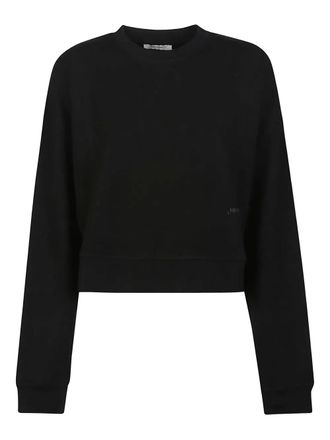 Hinnominate cropped sweatshirt - women - Viscose - L - Black
