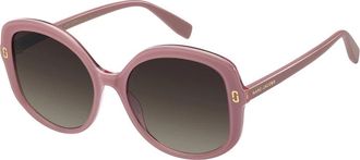 Marc Jacobs Brown Gradient Butterfly Ladies Sunglasses MJ 1119/S 035J/HA 56