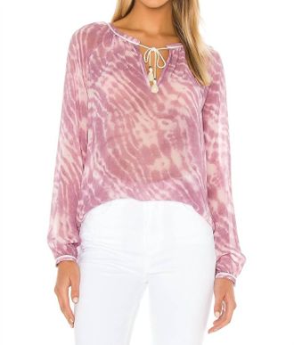 Paige Clarissa Blouse In Lilac Sachet