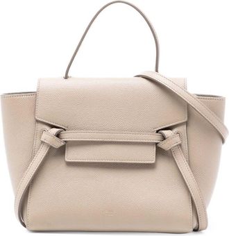 Celine Pre-owned Celine Nano Grained Calfskin Belt Bag F-BN-1128