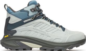Merrell Moab Speed 2 Leather Mid Waterproof in Grey