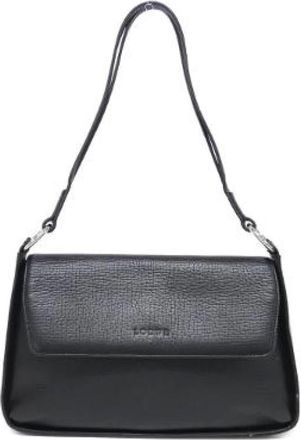 Loewe Pre-owned Shoulder Bags, female, Black, Size: ONE SIZE Pre-owned Leather Shoulder Bag