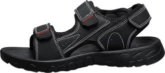 Generic 2026 Outdoor Water Slippers For Dads Casual Sports Beach Shoes (Black, 7.5)