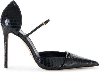 Elisabetta Franchi Schoenen, Dames, Zwart, 41 EU, Leer, DOrsay Leren Pumps