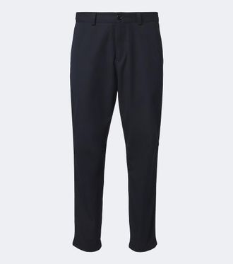 Brunello Cucinelli Cotton and wool tapered pants