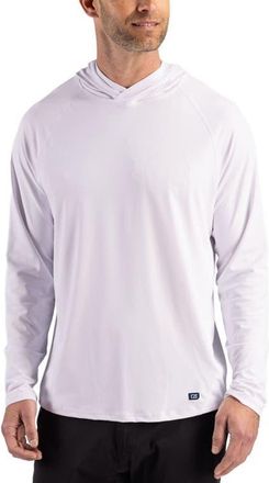 Cutter & Buck Prospect Epic Confidence Featherlight Performance Pullover Hoodie) in White at Nordstrom, Size Xxx-Large