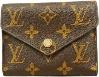 Louis Vuitton Pre-owned Tri-Fold Portemonnee - Dames - Pre-owned - Bruin - Maat: ONE Size