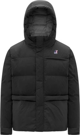 K-Way Aurele - Heren - Gewatteerde jassen - Zwart - M - Nylon - Jassen