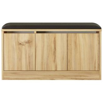 Dmora Scarpiera Altais, Mobile portascarpe, Armadio da ingresso multiuso, Mobiletto per calzature, 90x36 h46 cm, Quercia - Dmora