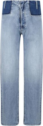 Maison Margiela Straight-Leg Jeans - Heren - Regular Fit Jeans - Blauw - W29 - Denim - Jeans