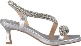 Alma En Pena Mini slangenhak sandaal - Dames - Sandalen met hakken - Grijs - 40 EU - Schoenen