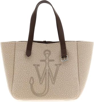 J.W.Anderson Tassen, Dames, Beige, ONE Size, Leer, Belt Tote