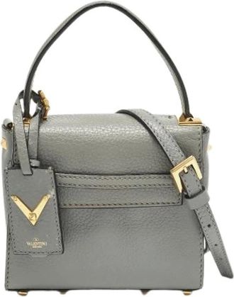 Valentino Pre-owned Mini Bags, female, Gray, Size: ONE SIZE Pre-owned Vintage Mini Bag