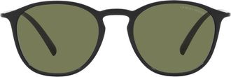A|X Armani Exchange 52mm Square Sunglasses in Shiny Black at Nordstrom