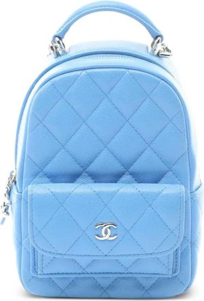 Chanel Zaino matelass&eacute; mini 2021 - Blu