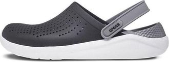 Crocs LiteRide Sandals Black Smoke Grey 204592-05M