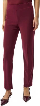 Joseph Ribkoff Classic Straight Lds Pant In Merlot