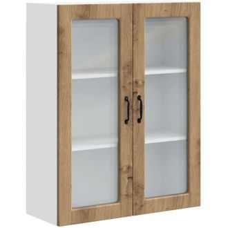 vidaXL Mueble De Cocina Con Estante Roble Artesanal 80 X 31 X 100 Cm Vidaxl