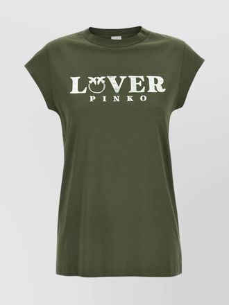 Pinko cotton logo-print t-shirt