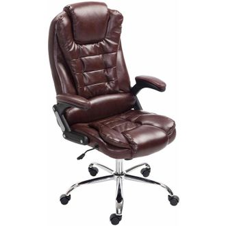 Clp Sedia da ufficio Thor in similpelle bordeauxrot