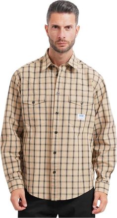 HUGO BOSS Overhemden, Heren, Beige, 2Xl, Katoen, Hugo Shirts