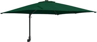 vidaXL Parasol De Jard&iacute;n Verde 248.5 X 247.5 X 160 Cm Tela Vidaxl