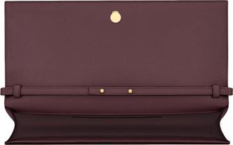 Saint Laurent Womens Shoulder Bag Kate Bordeaux Calf Leather