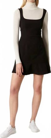 French Connection Dorotea Flare Dress In Black
