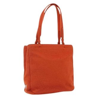 Prada Pre-owned Tote Bags, female, Orange, Size: ONE SIZE Pre-owned Vintage Tote Bag