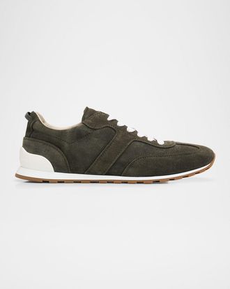 Brunello Cucinelli Suede Low-Top Sneakers