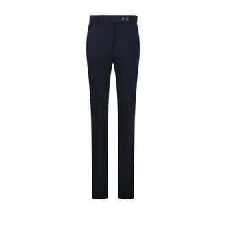 Sportmax Slim-fit Trousers, female, Blue, M, Harry Trousers