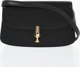 The Row Leather Crossbody Bag SOFIA with Clip Closure The Row