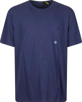 Polo Ralph Lauren Knit T-Shirt - Heren - T-shirts - Blauw - S - Katoen - Tops