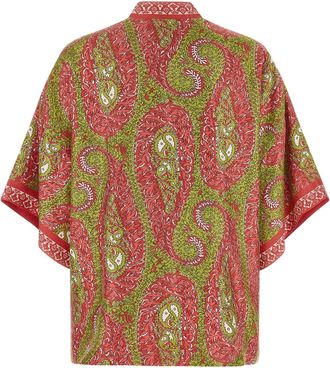 Etro Womens Multicolor Silk Cardigan Clothing