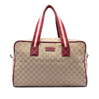 Gucci Pre-owned Gucci GG Canvas Web Travel Bag Unisex ZLYZ113ARZT4WXST