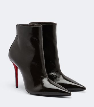Christian Louboutin Miss Z patent leather ankle boots