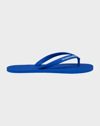Christian Louboutin Men & apos;s The Christian Louboutin Logo Flip-Flops