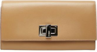 Fendi Brown Leather Coin Purse/Coin Case (Pre-Owned)