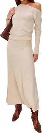 Rails Odita Maxi Skirt In Winter Ivory