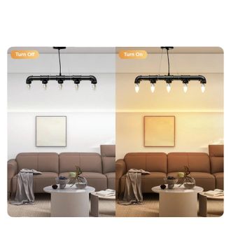 OEM L&aacute;mpara Colgante De 5 Luces, Altura Regulable 100 Cm, Longitud 65 Cm, Solo Para Uso En Interiores, Voltaje 110v