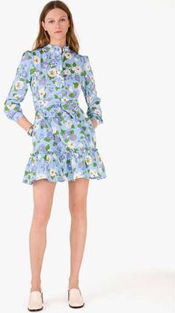 Kate Spade New York Petunia Vine Ruffle Shift Dress