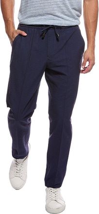 Isaia Seersucker Drawstring Trouser
