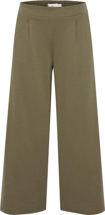Ichi Womens IHKATE SUS Wide PA Casual Pants, 190510/Kalamata, L