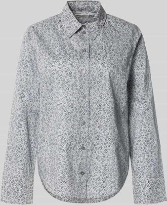 Marc O'Polo Regular Fit Hemdbluse aus reiner Baumwolle in Hellblau, Gr&ouml;&szlig;e 38