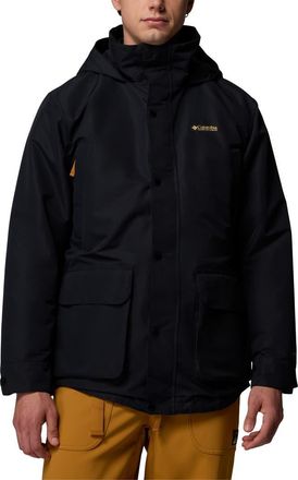 Columbia High Cascades 3-in-1 Reversible Hooded Jacket in Black at Nordstrom, Size Xx-Large